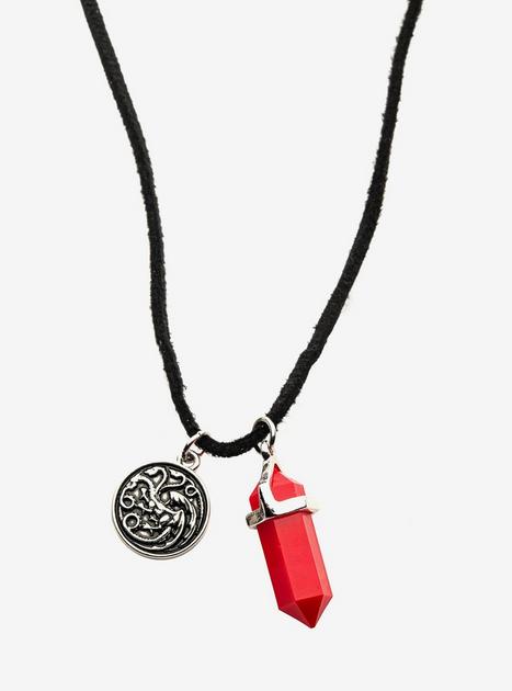 House Of The Dragon Targaryen Crystal Necklace | Hot Topic