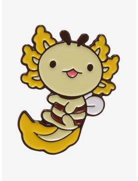 Honey Bee Axolotl Enamel Pin, , hi-res