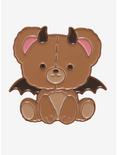 Devil Teddy Bear Enamel Pin, , hi-res
