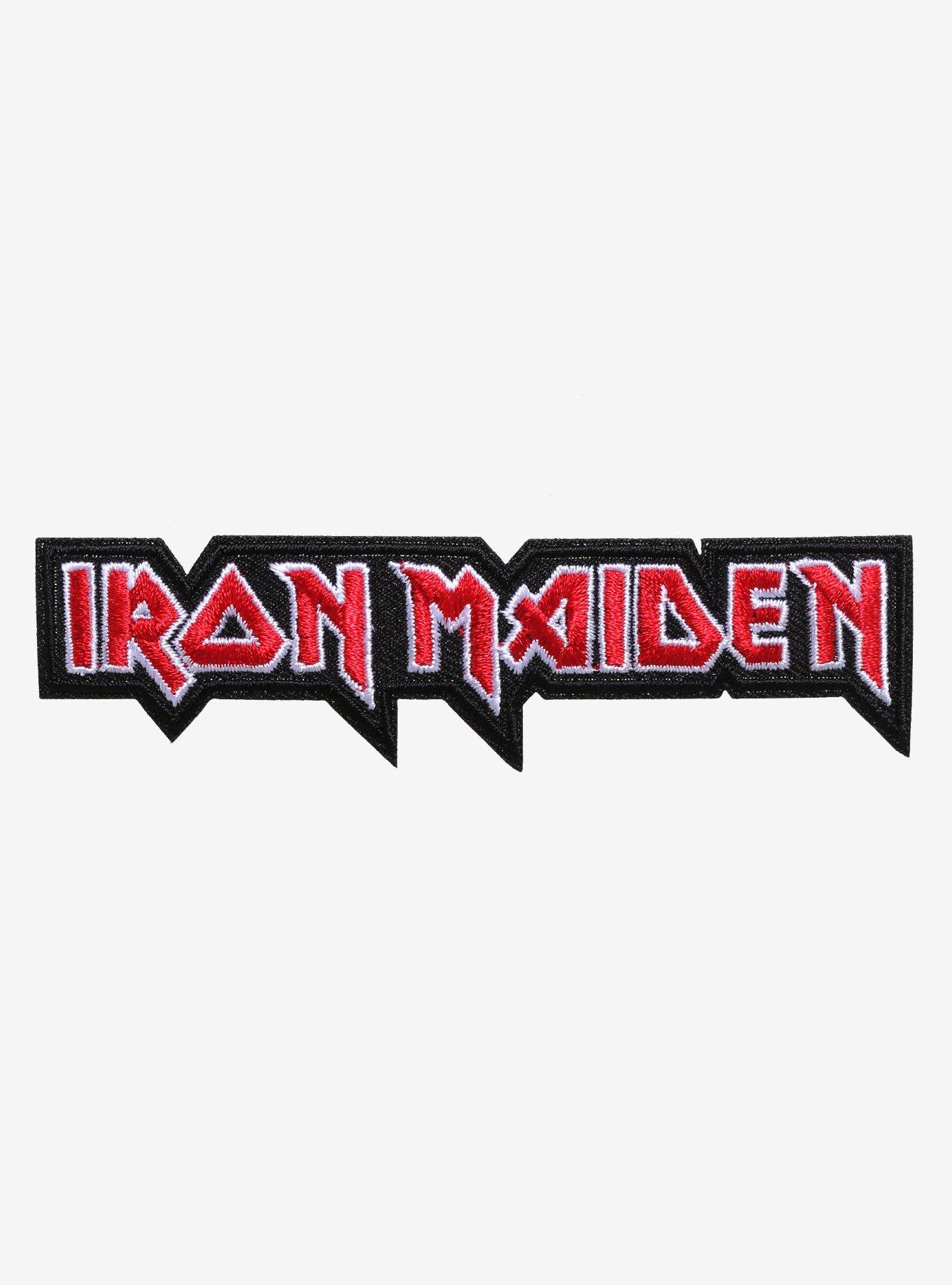 Iron Maiden Red Logo Patch, , hi-res