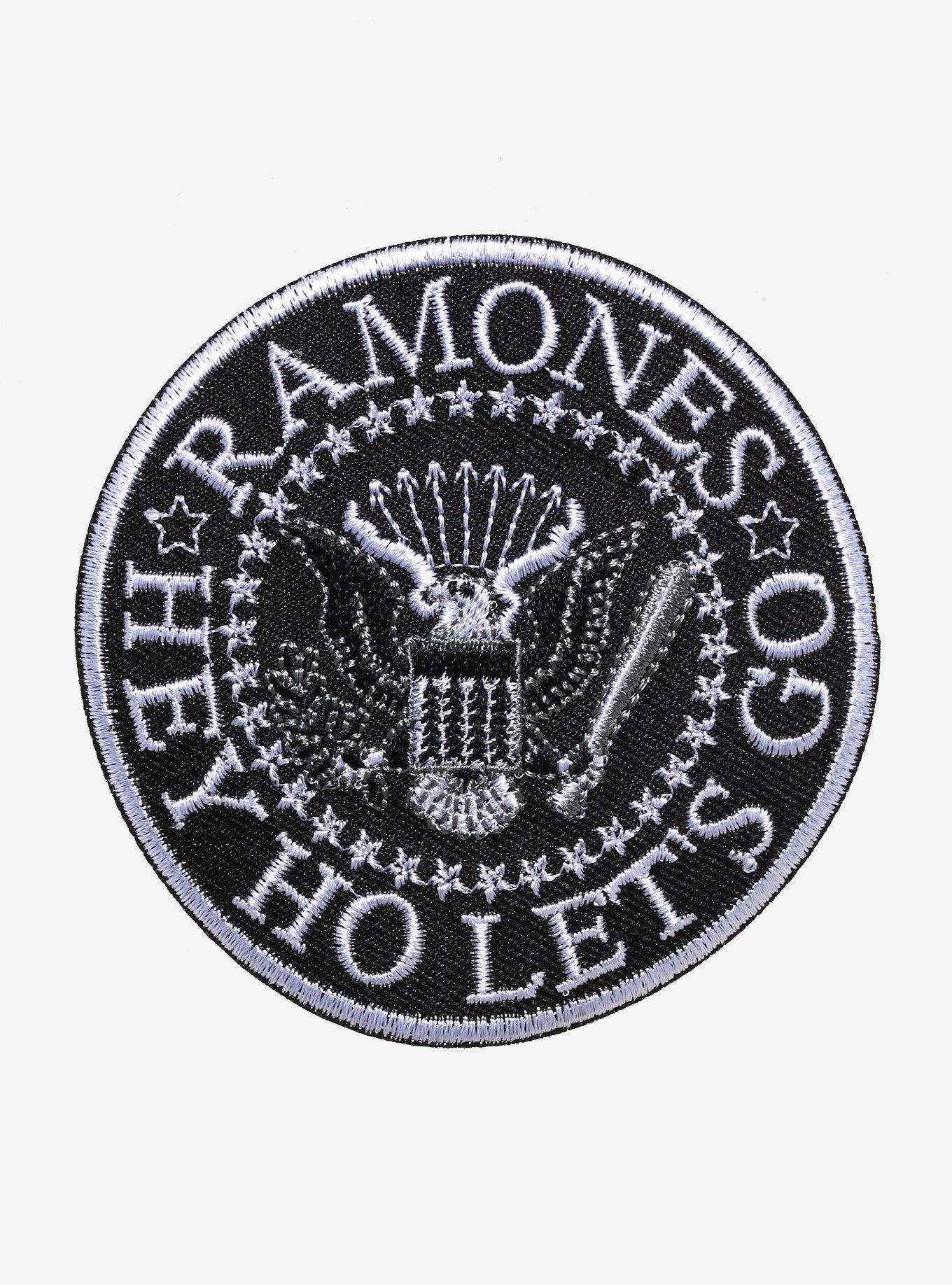 Ramones Hey Ho Let's Go Circular Patch, , hi-res
