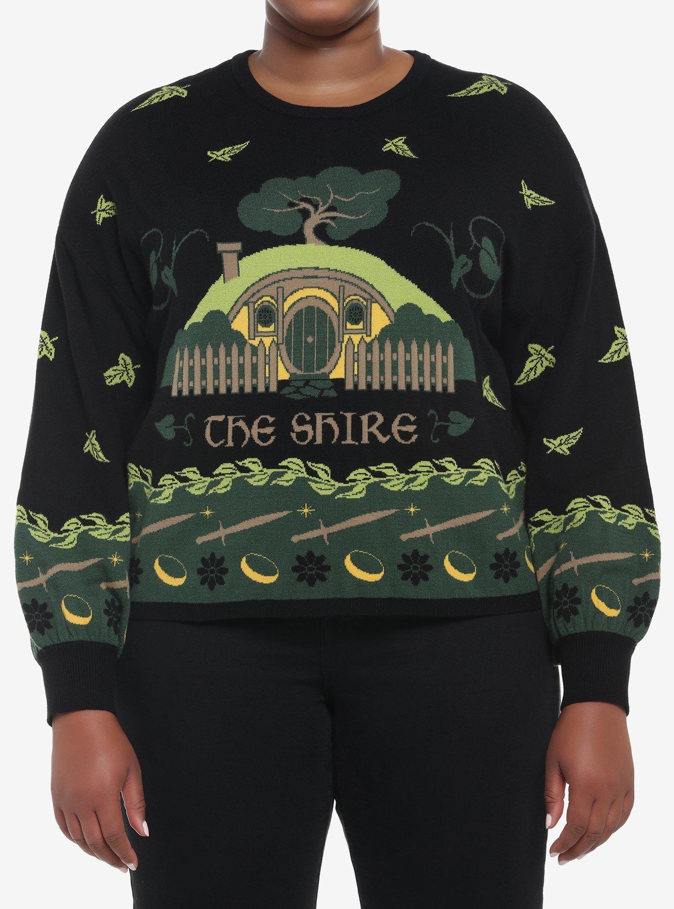 Her Universe The Lord Of The Rings Shire Sweater Plus Size, MULTI, hi-res