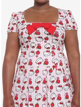 Hello Kitty Apple Stripe Skimmer Top Plus Size, , hi-res
