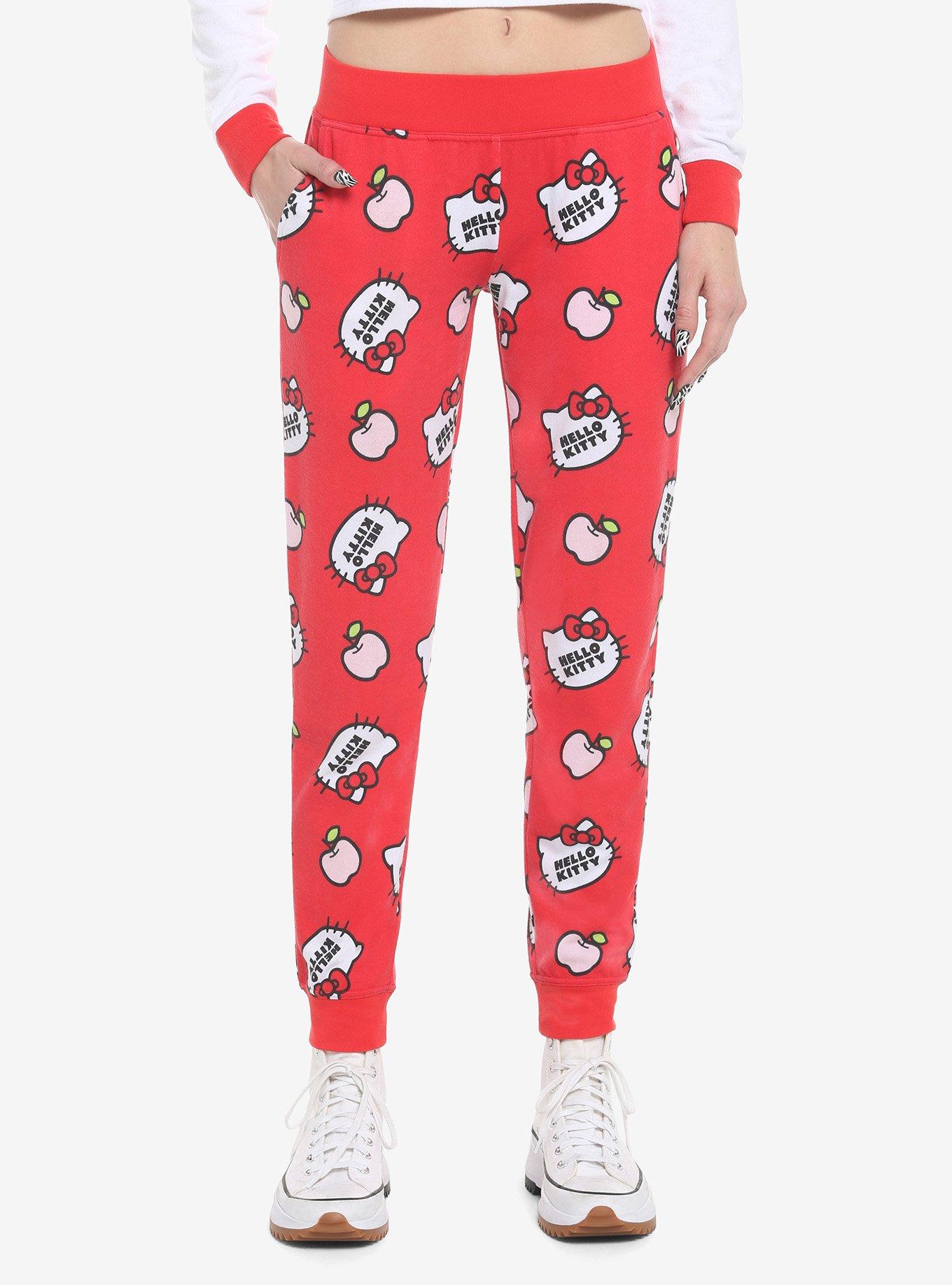 Hello Kitty Apple Jogger Pajama Pants, MULTI, hi-res