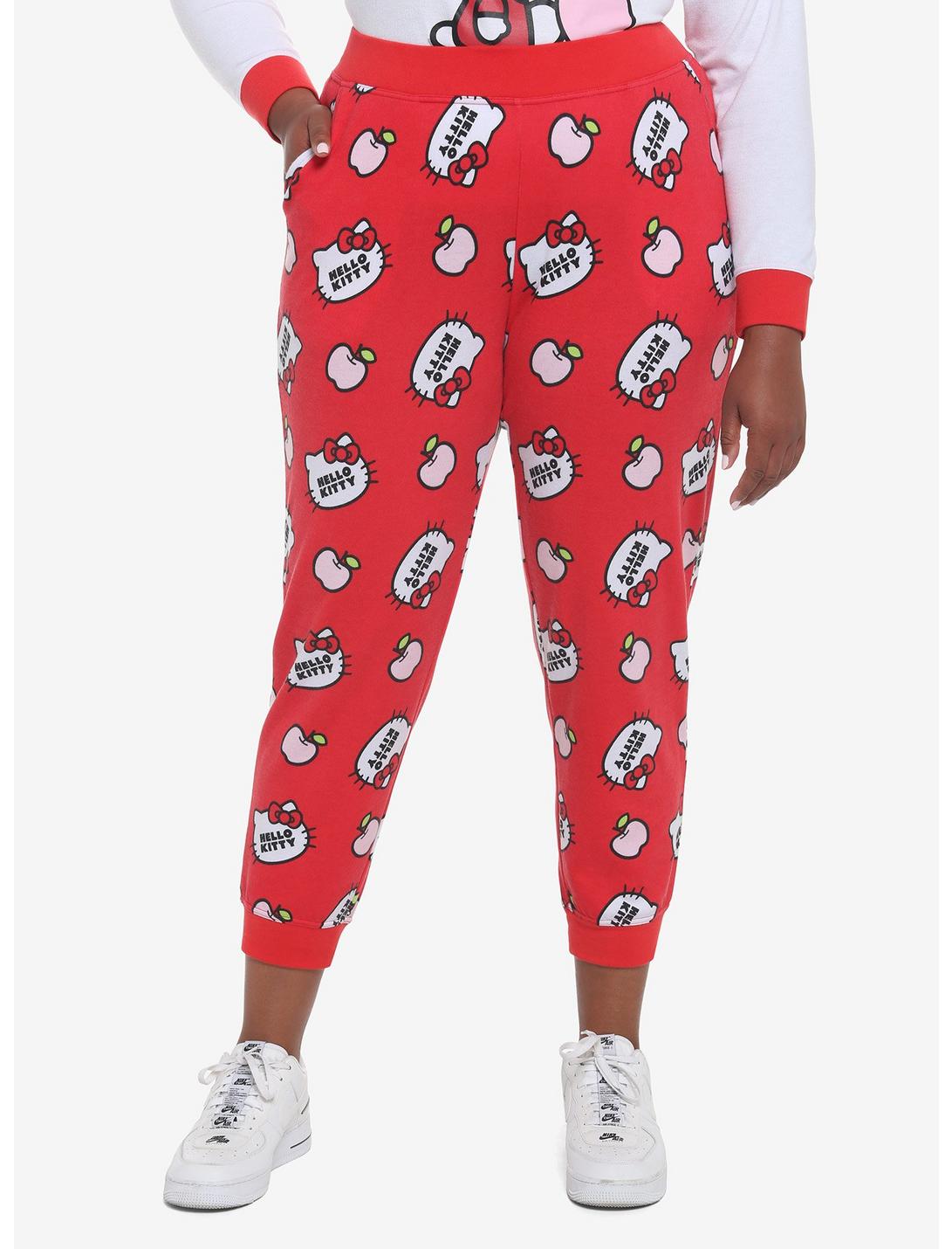 Hello Kitty Apple Jogger Pajama Pants Plus Size, MULTI, hi-res