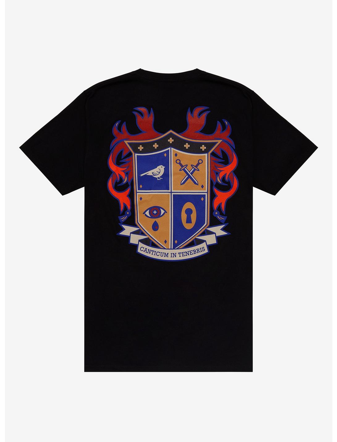 The Umbrella Academy Sparrow Academy Crest T-Shirt, BLACK, hi-res