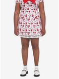 Hello Kitty Apple Stripe Pleated Skirt Plus Size, MULTI, hi-res