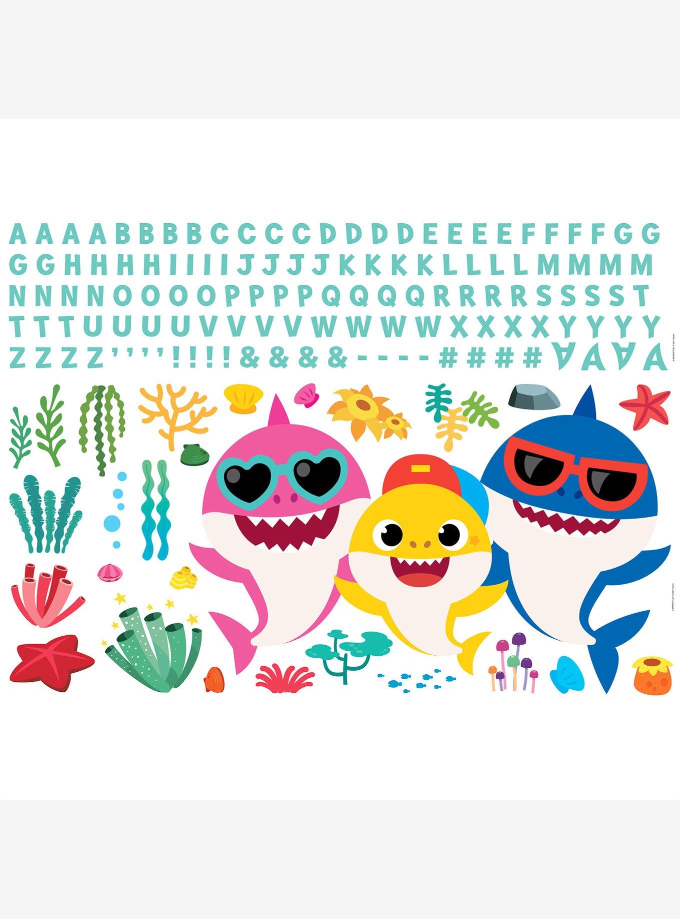 Baby Shark Peel & Stick Giant Wall Decals, , hi-res