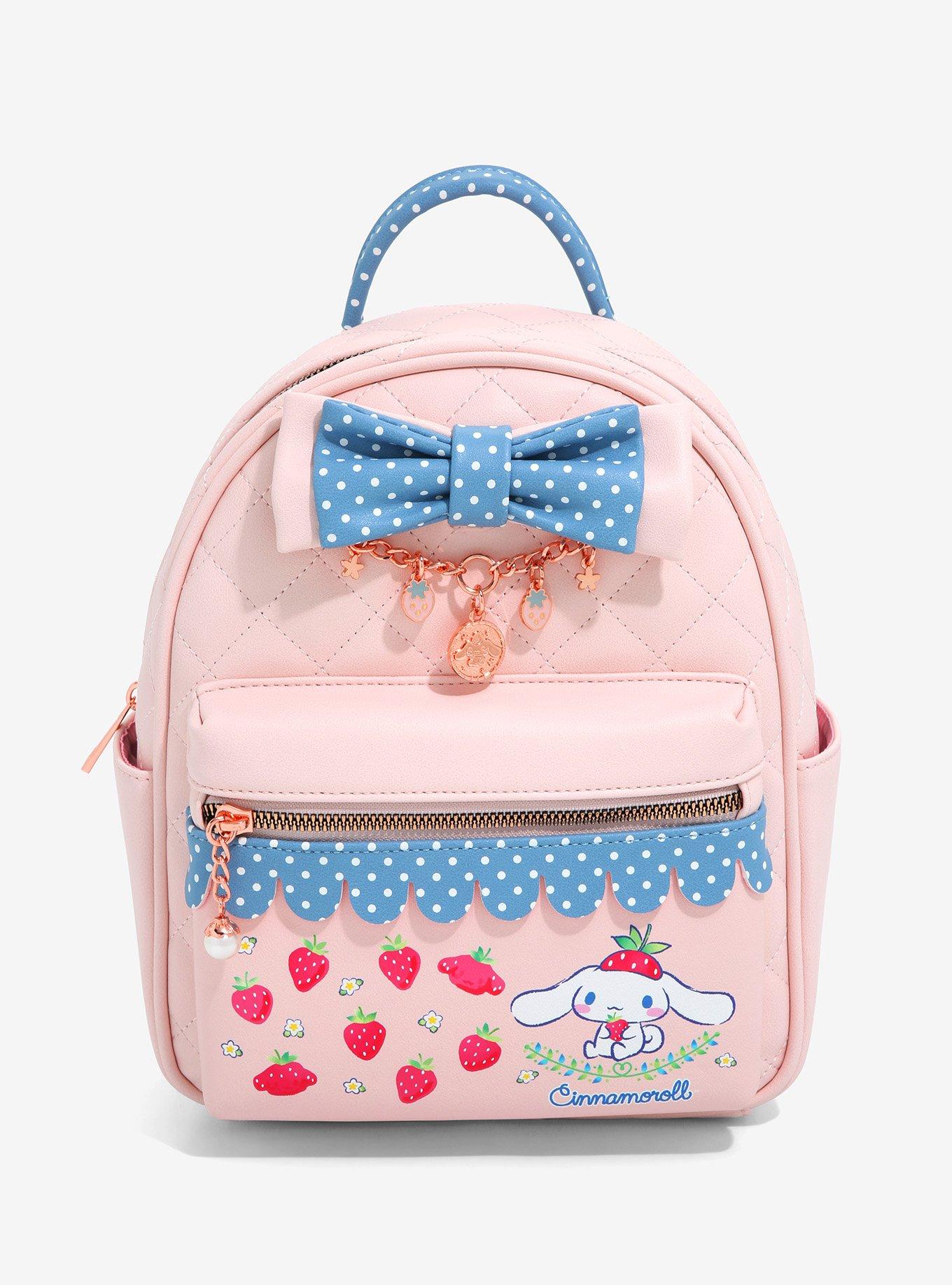 Sanrio Cinnamoroll Backpack Water Bottle Set Rucksack School Bag Blue  Cinnamon