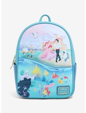 Plus Size Loungefly Disney The Little Mermaid Beach Portrait Mini Backpack - BoxLunch Exclusive, , hi-res