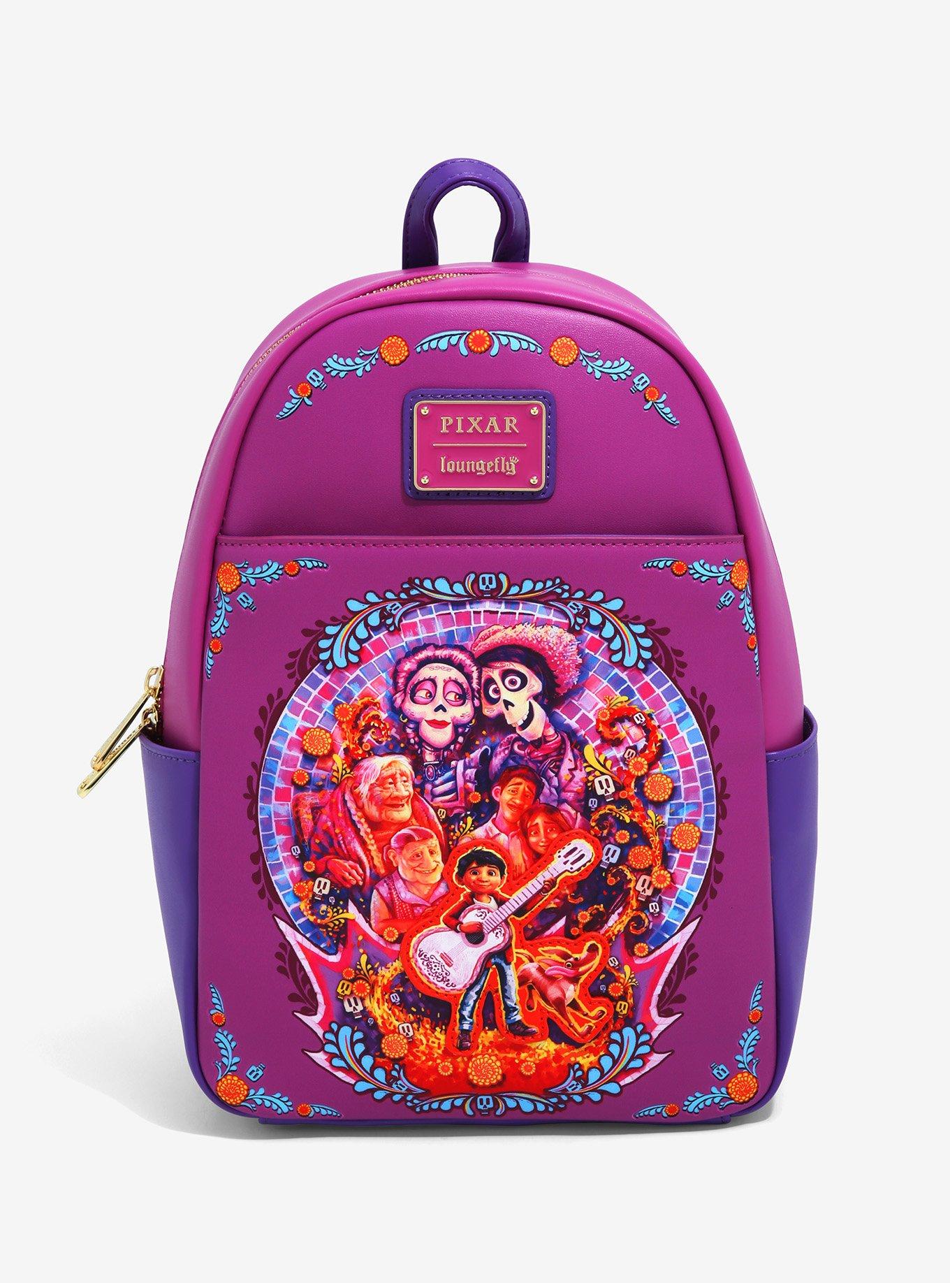 Loungefly Disney Pixar Coco Family Mural Mini Backpack - BoxLunch