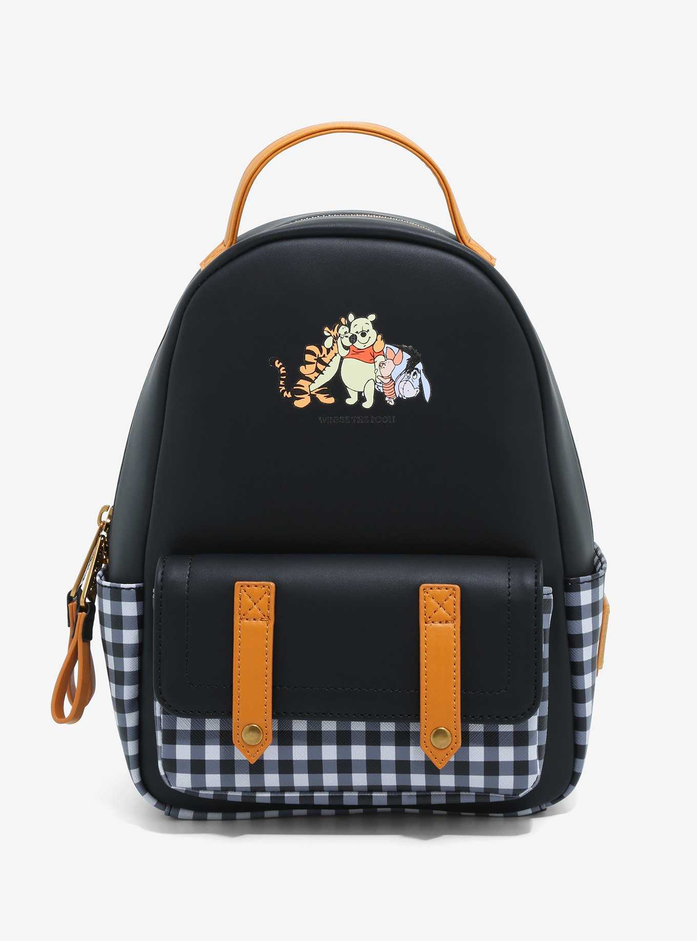 Loungefly Disney Winnie the Pooh Gingham Mini Backpack - BoxLunch Exclusive , , hi-res
