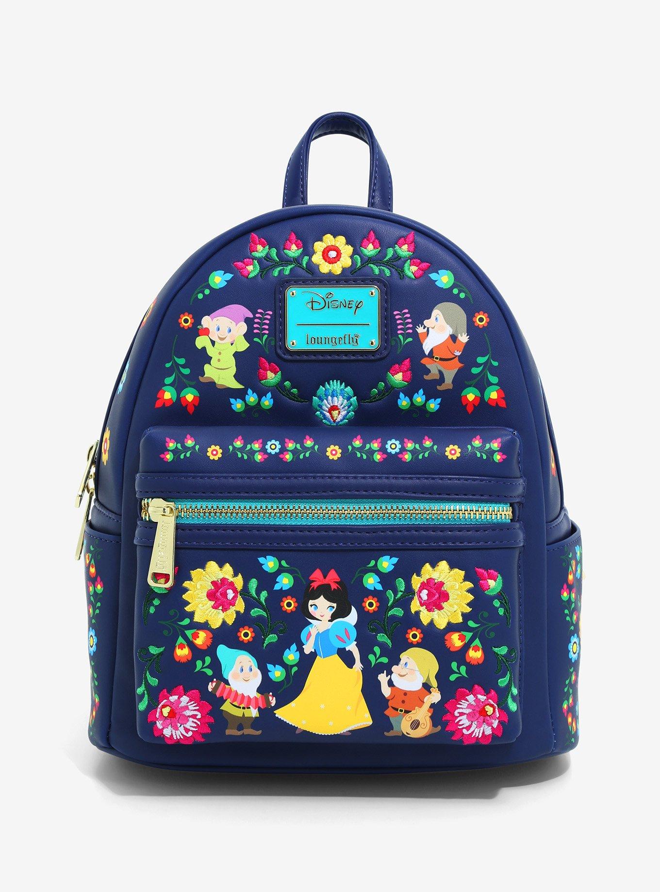 Disney Snow White And Dwarfs Allover Print Mini Backpack