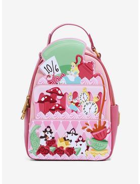Plus Size Loungefly Disney Alice in Wonderland Cake Mini Backpack - BoxLunch Exclusive, , hi-res