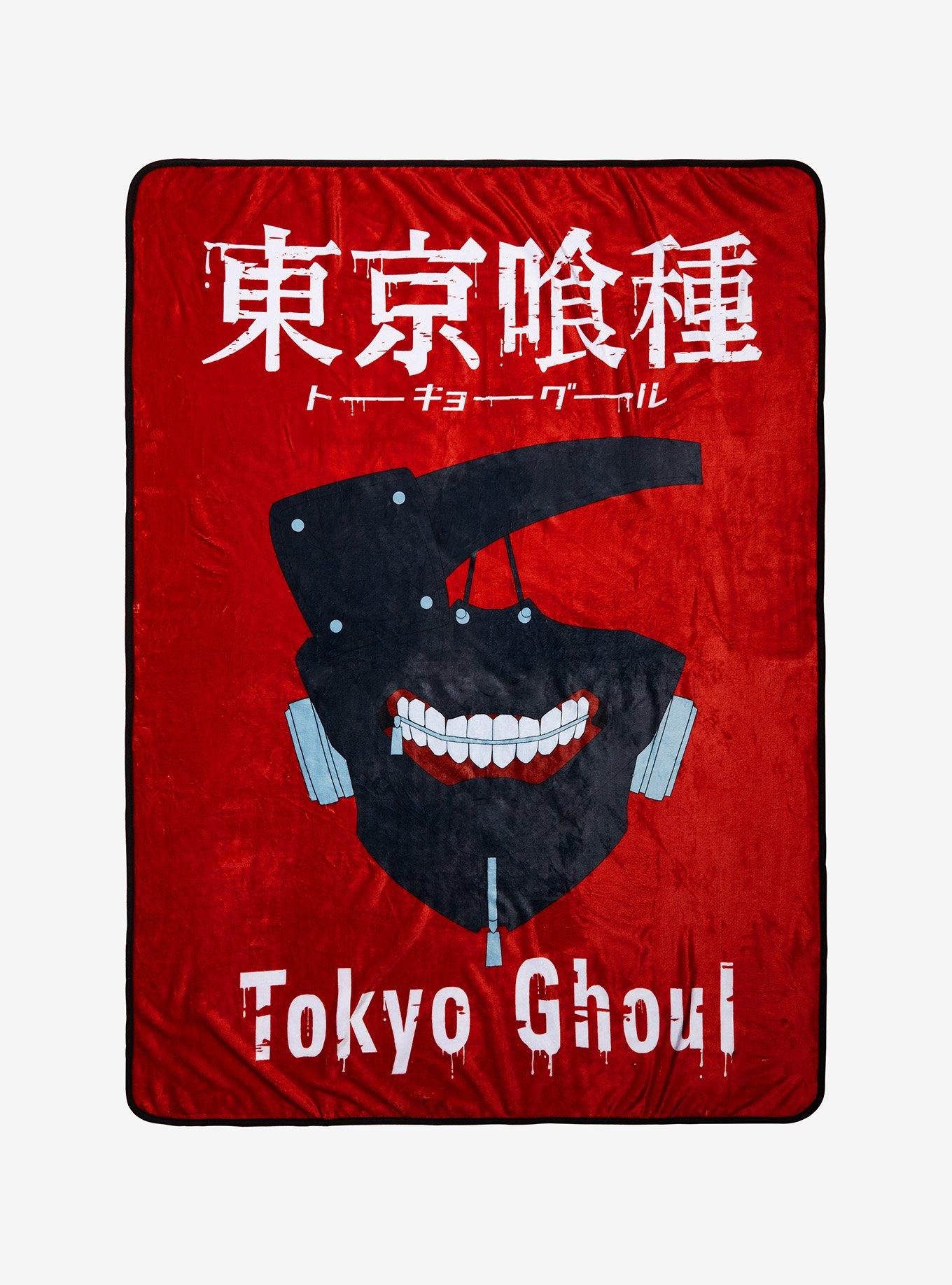 Tokyo Ghoul Kaneki Mask Throw Blanket, , hi-res