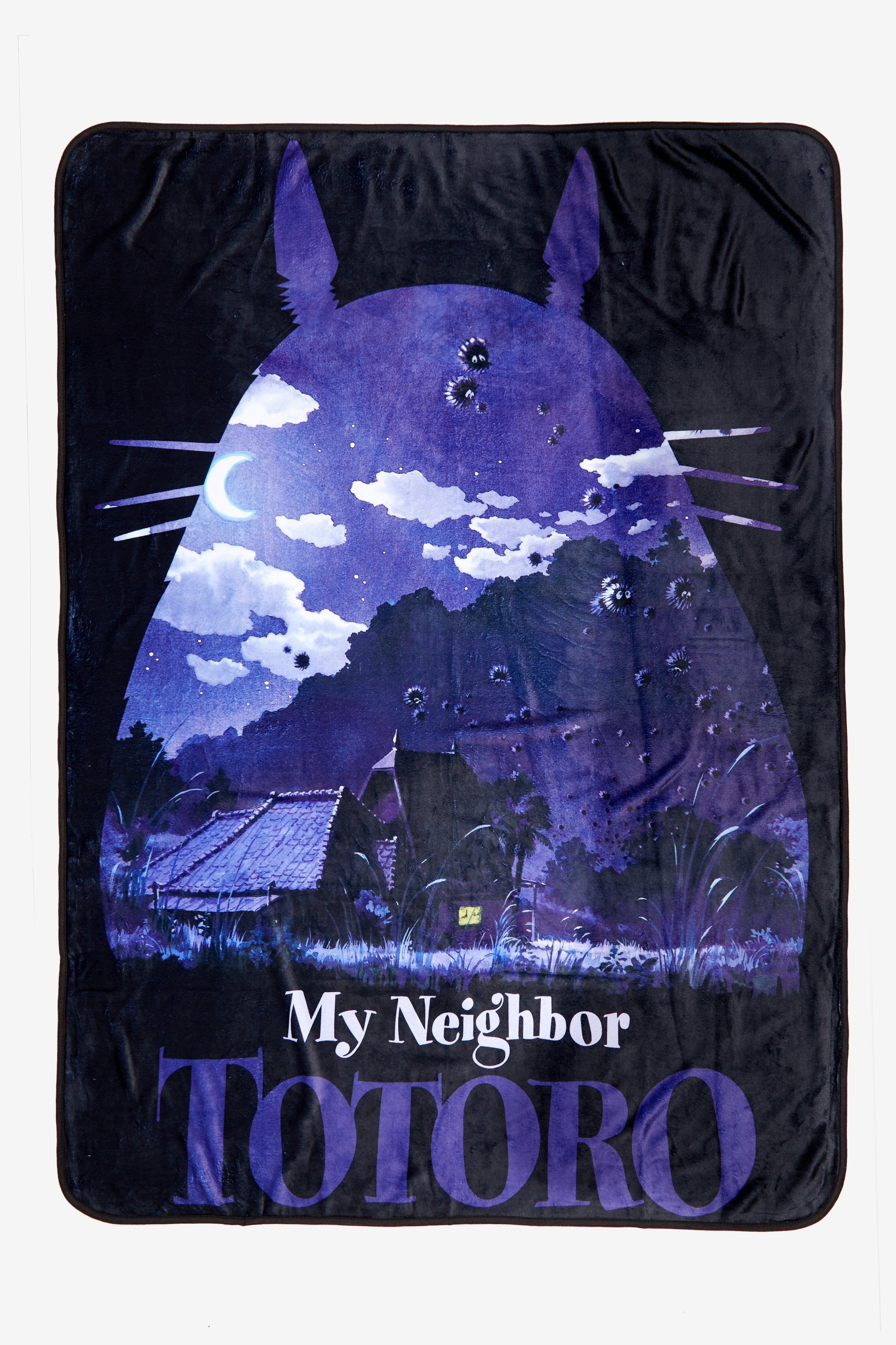 Studio Ghibli My Neighbor Totoro Night Scenery Throw Blanket, , hi-res