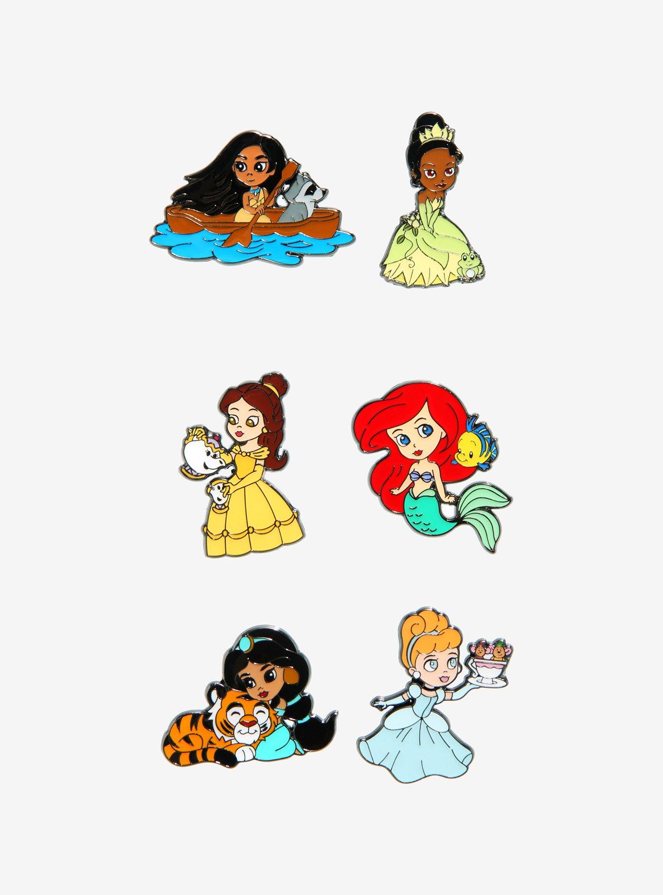 Loungefly Disney Princess & Pals Blind Box Enamel Pin, , hi-res