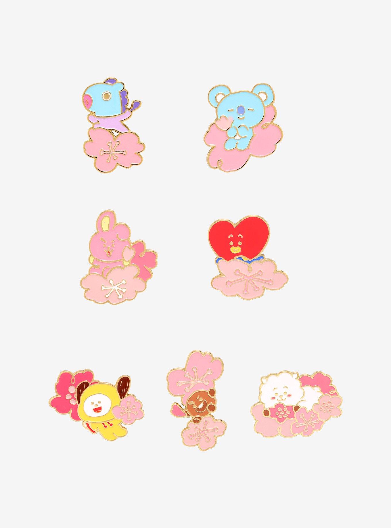 BT21 Cherry Blossom Blind Box Enamel Pin, , hi-res