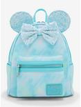 Loungefly Disney Minnie Mouse Sequin Bow Mini Backpack - BoxLunch Exclusive, , hi-res