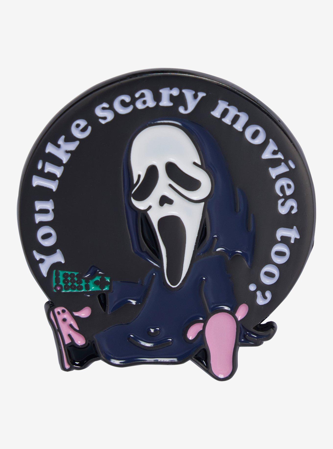 Scream Ghost Face Scary Movies Enamel Pin, , hi-res