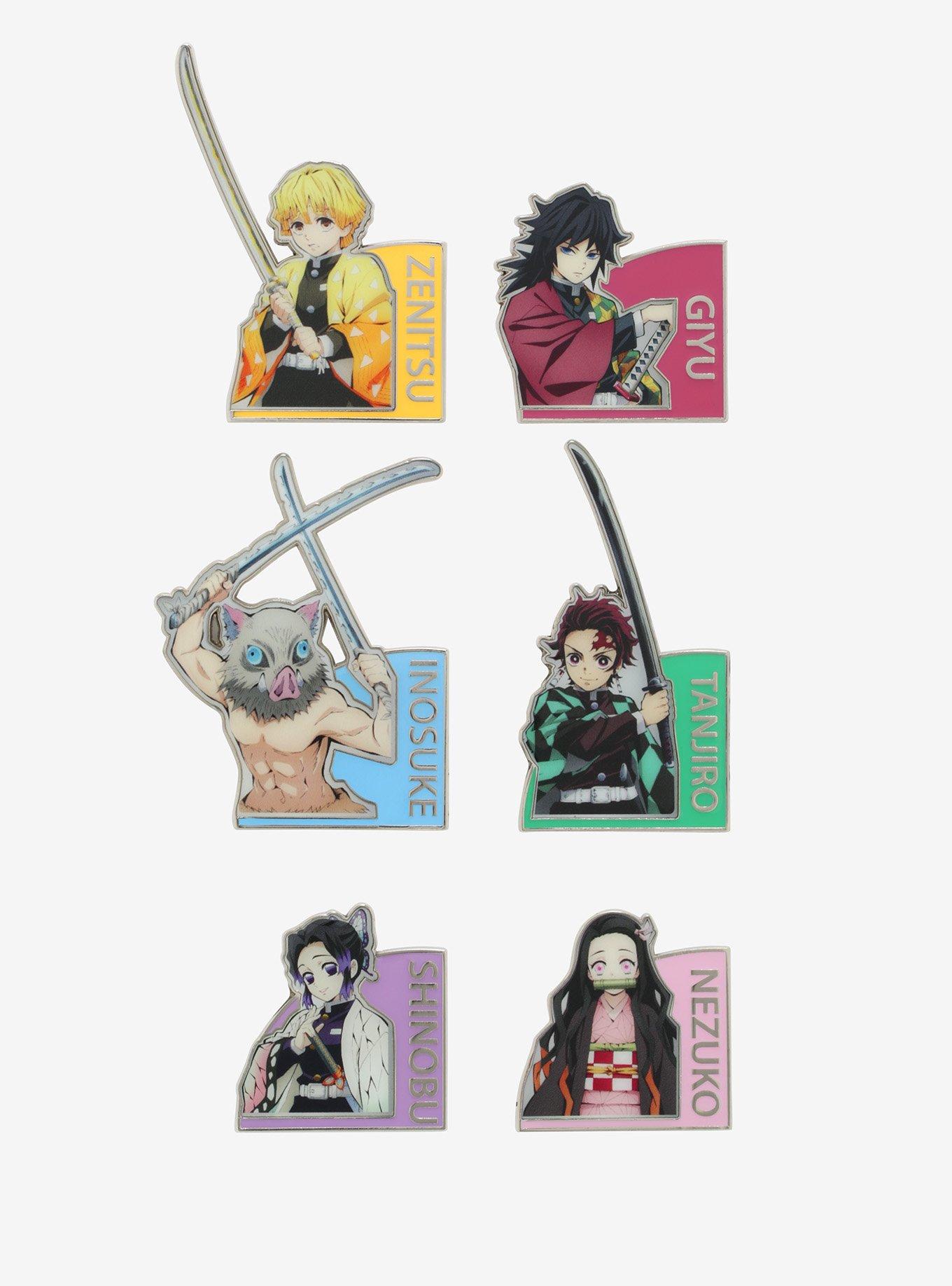 Demon Slayer: Kimetsu No Yaiba Large Metal Blind Box Enamel Pin, , hi-res