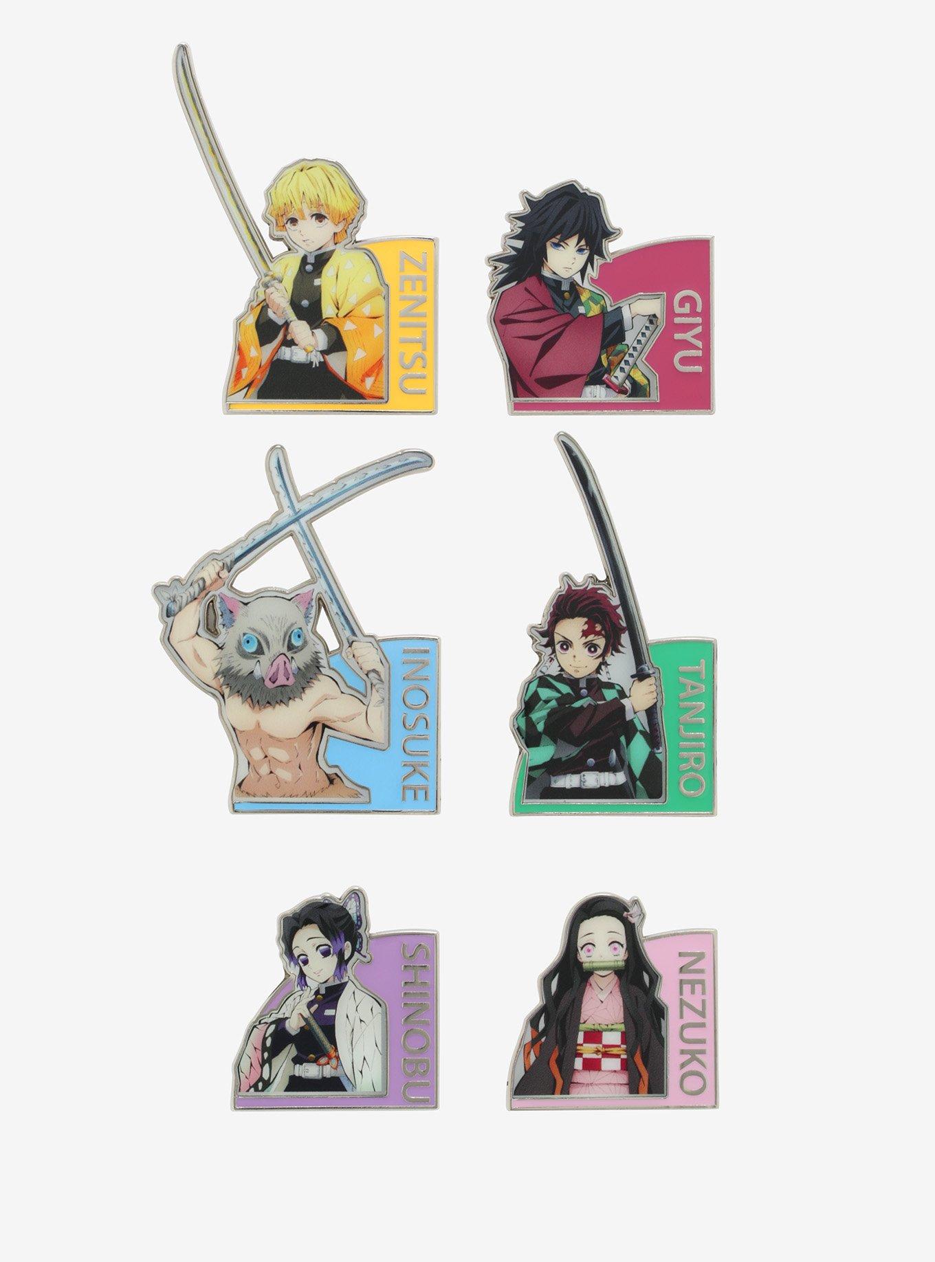 Demon Slayer: Kimetsu No Yaiba Large Metal Blind Box Enamel Pin