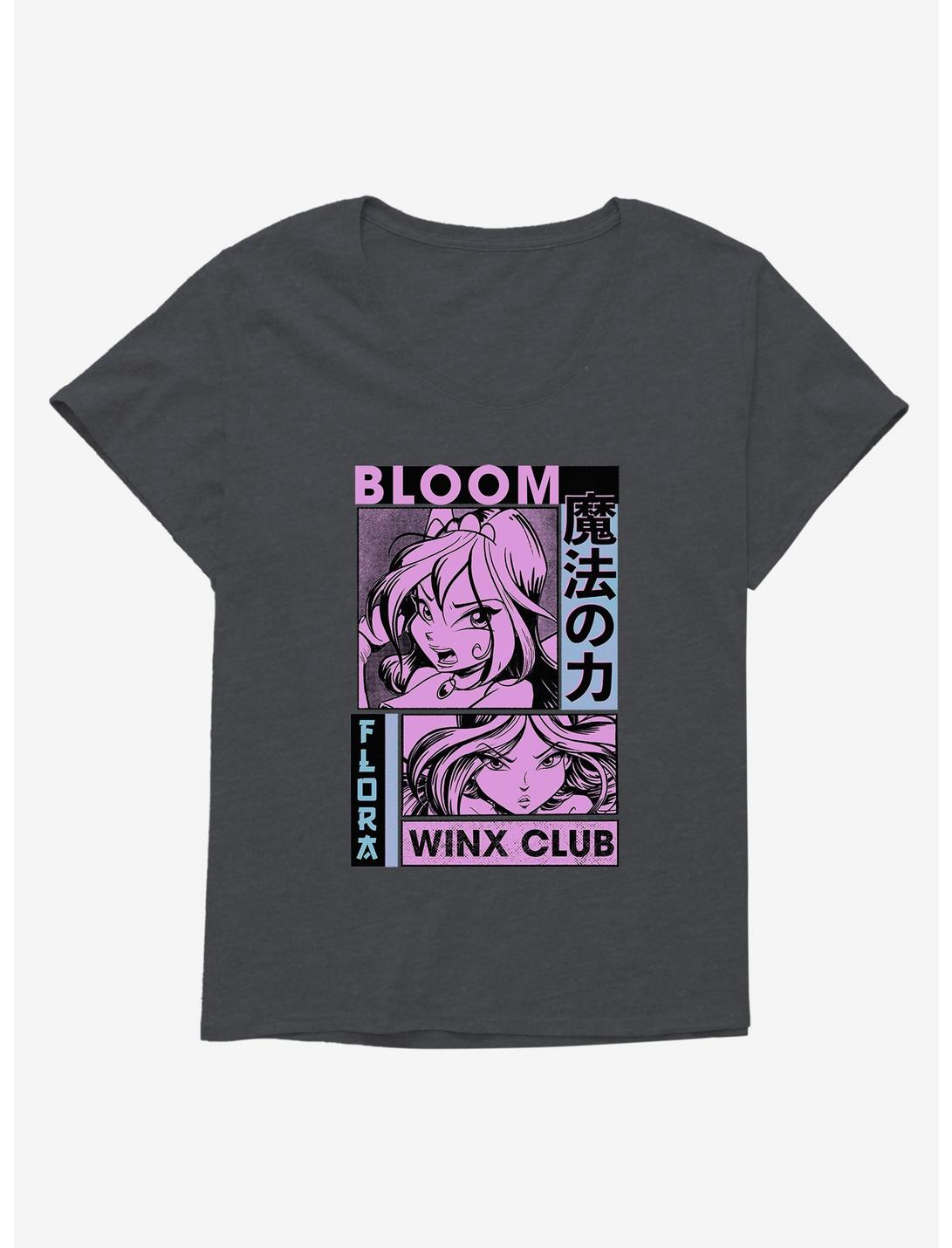 Winx Club Flora & Bloom Comic Girl's T-Shirt Plus Size, , hi-res