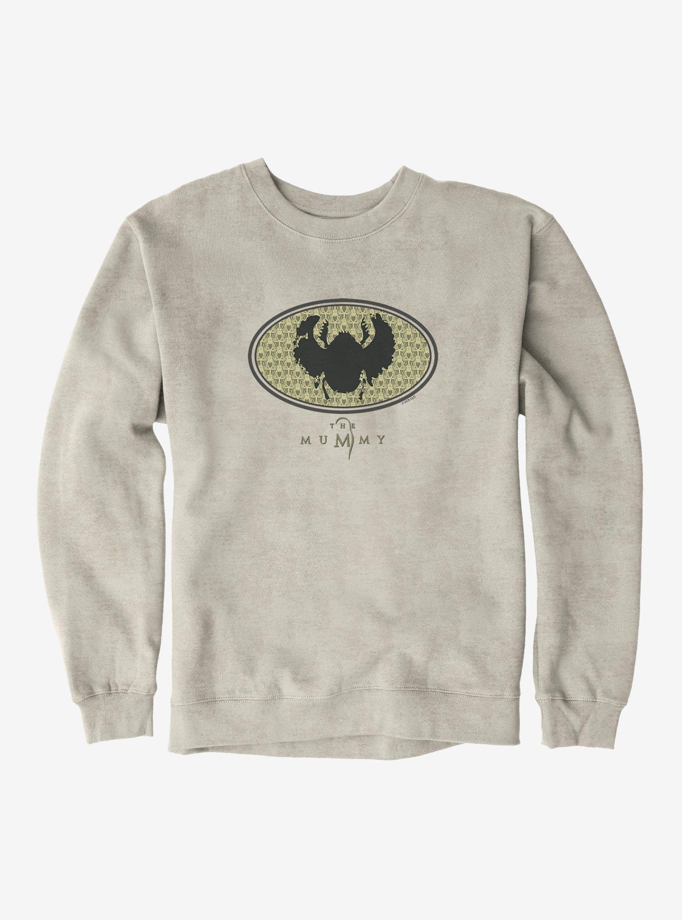 The Mummy Flying Scarab Silhouette Sweatshirt, , hi-res