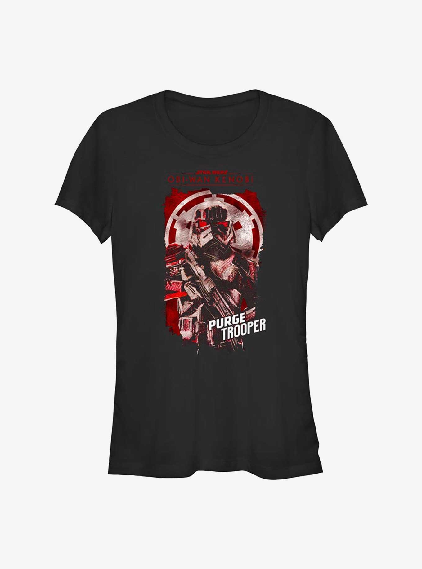 Star Wars Obi-Wan Kenobi Purge Trooper Girls T-Shirt, BLACK, hi-res