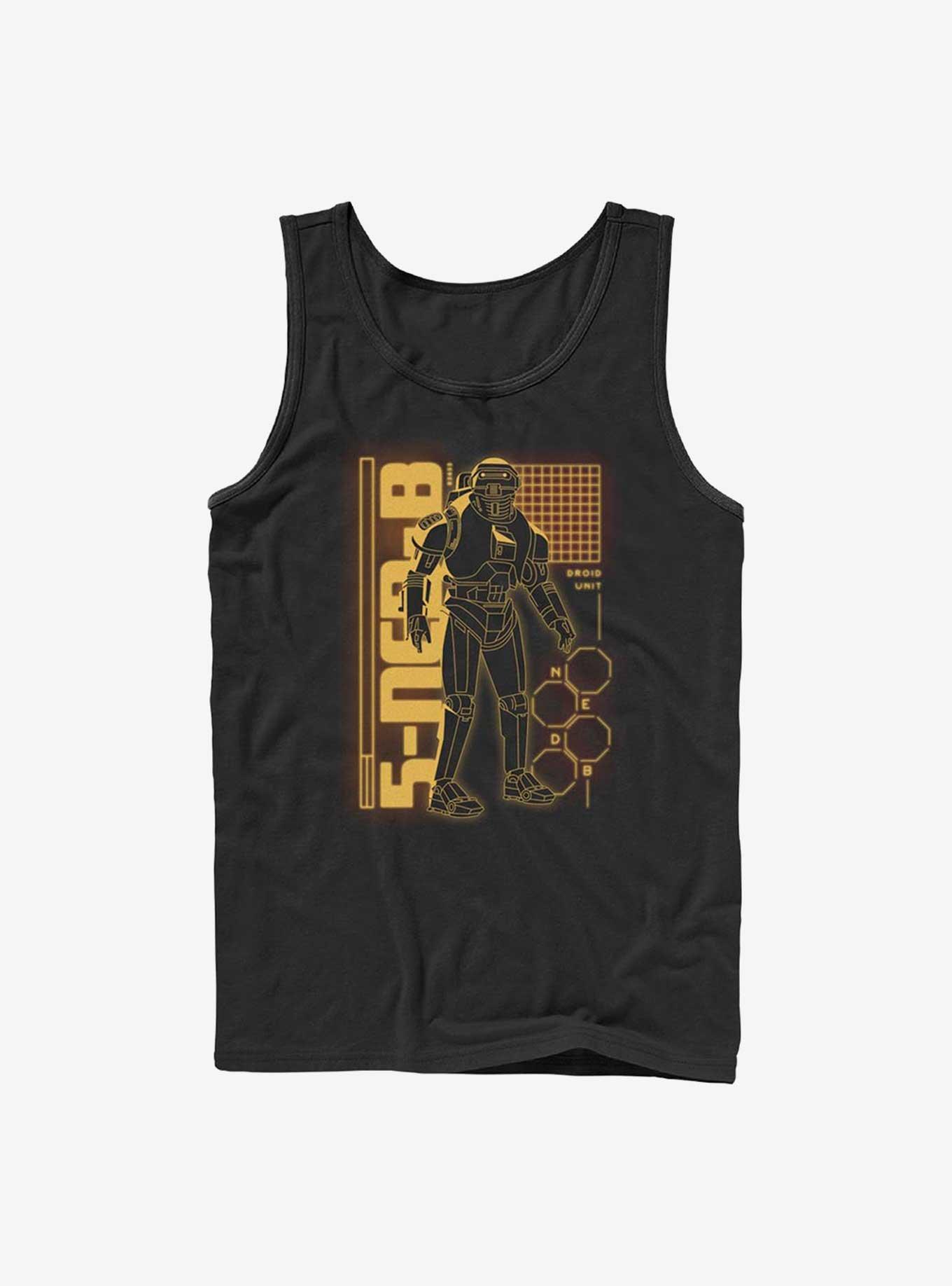 Star Wars Obi-Wan Kenobi 5-Ned-B Droid Tank Top, BLACK, hi-res