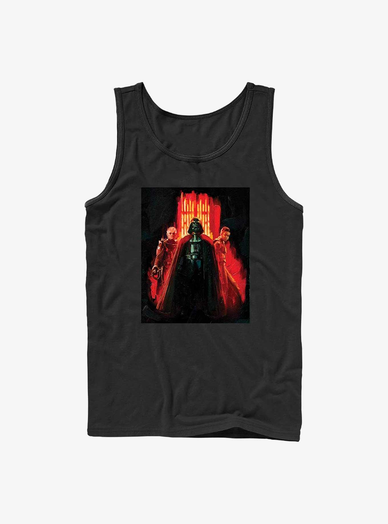 Star Wars Obi-Wan Kenobi Vader Crew Painting Tank Top, BLACK, hi-res