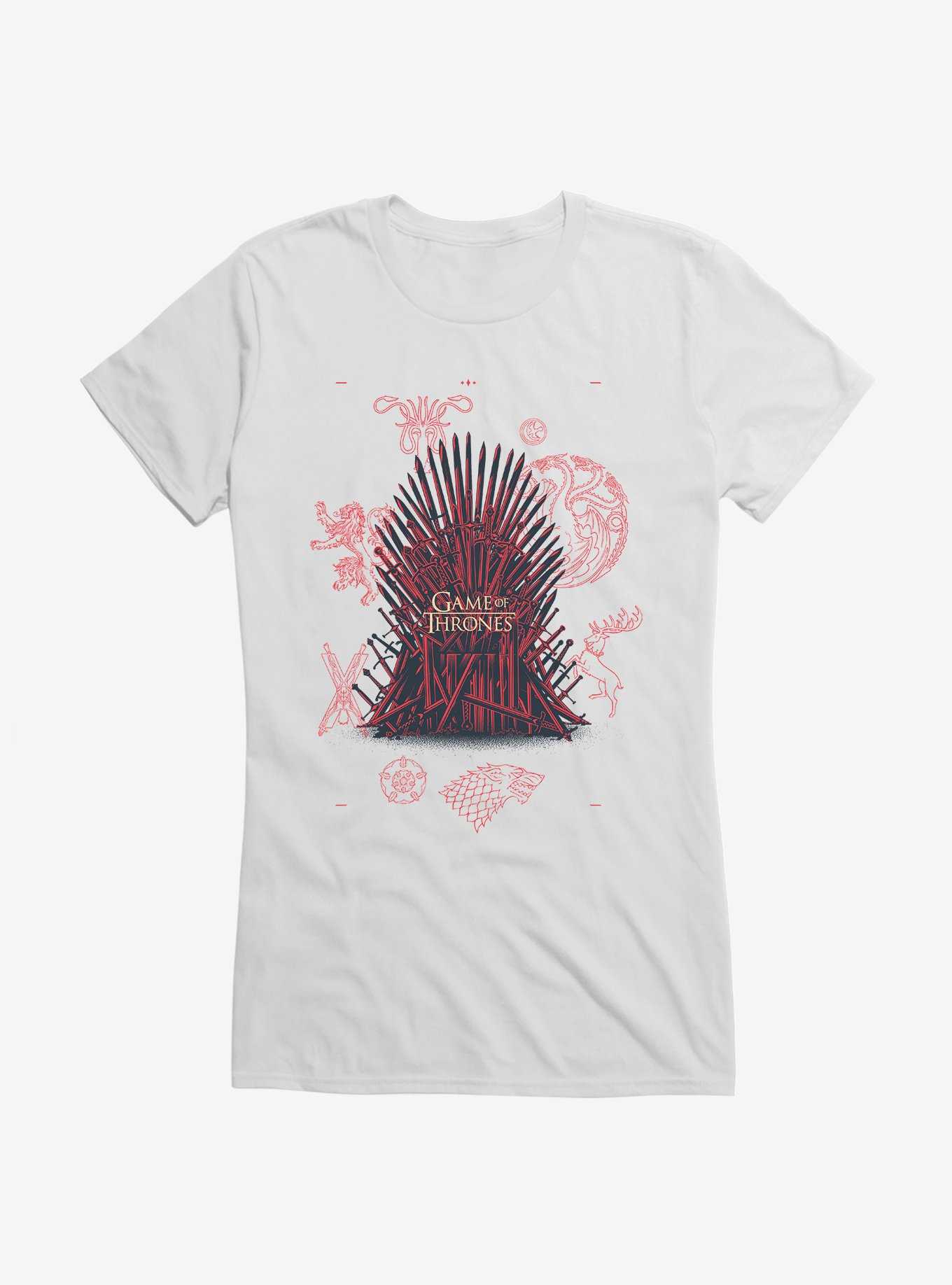 Game Of Thrones Blood Stained Throne Girls T-Shirt, , hi-res
