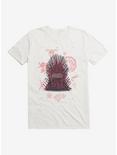 Game Of Thrones Blood Stained Throne T-Shirt, WHITE, hi-res