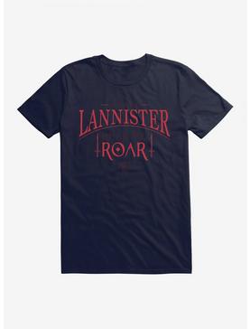 Game Of Thrones House Lannister Hear Me Roar T-Shirt, NAVY, hi-res