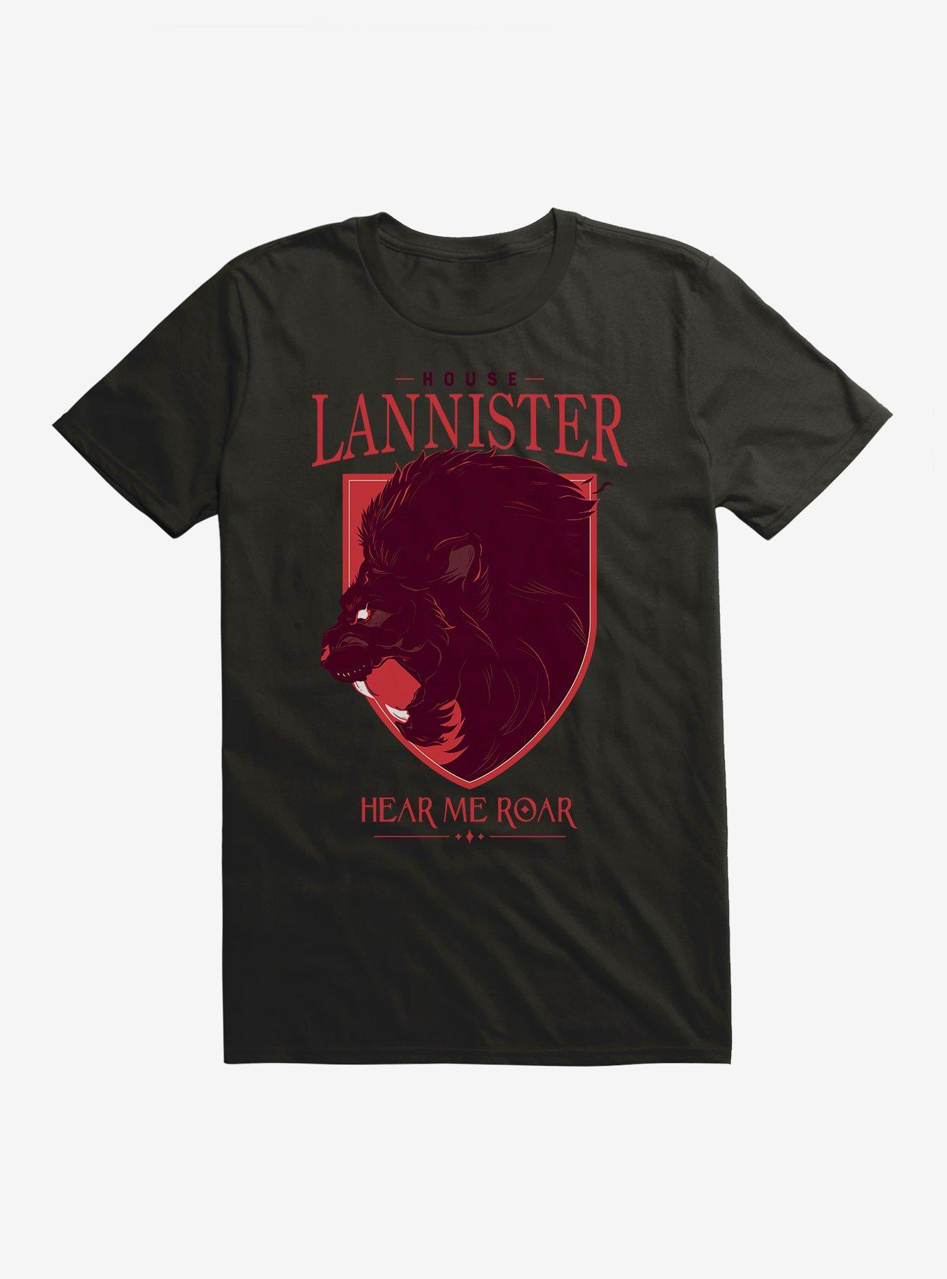 Game Of Thrones House Lannister Lion Words T-Shirt, , hi-res
