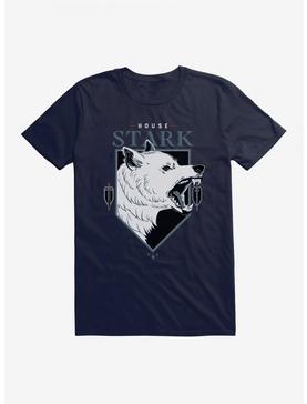 Game Of Thrones House Stark Direwolf T-Shirt, NAVY, hi-res