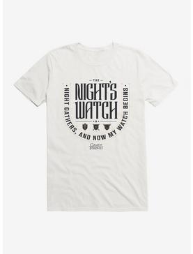 Game Of Thrones The Night's Watch Shields T-Shirt, WHITE, hi-res