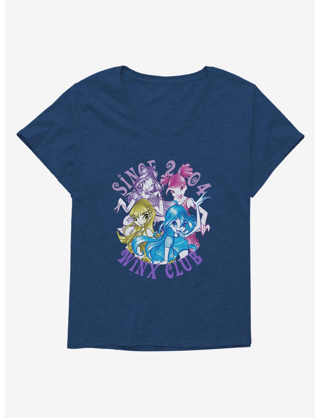 Winx Club Since 2004 Womens T-Shirt Plus Size, ATHLETIC NAVY, hi-res