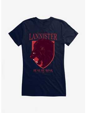 Game Of Thrones House Lannister Lion Words Girls T-Shirt, , hi-res