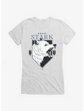 Game Of Thrones House Stark Direwolf Girls T-Shirt, WHITE, hi-res