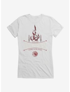 Game Of Thrones House Targaryen Fire Girls T-Shirt, WHITE, hi-res