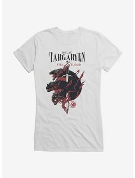 Game Of Thrones House Targaryen Words Girls T-Shirt, WHITE, hi-res