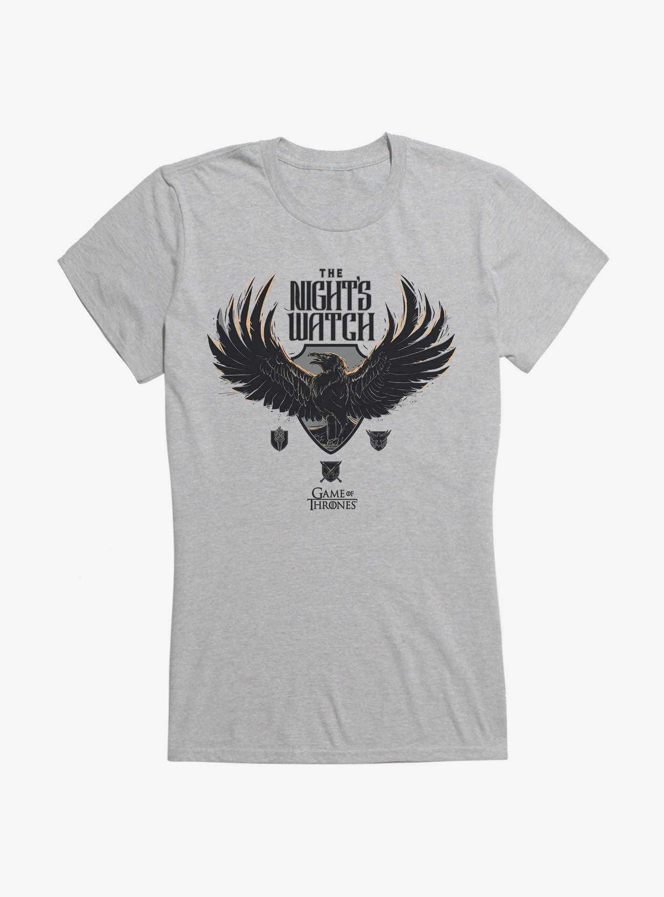 Game Of Thrones The Night's Watch Girls T-Shirt, HEATHER, hi-res