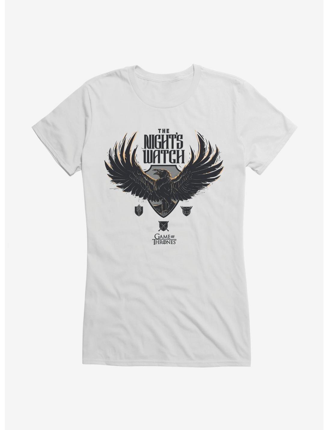 Game Of Thrones The Night's Watch Girls T-Shirt, WHITE, hi-res