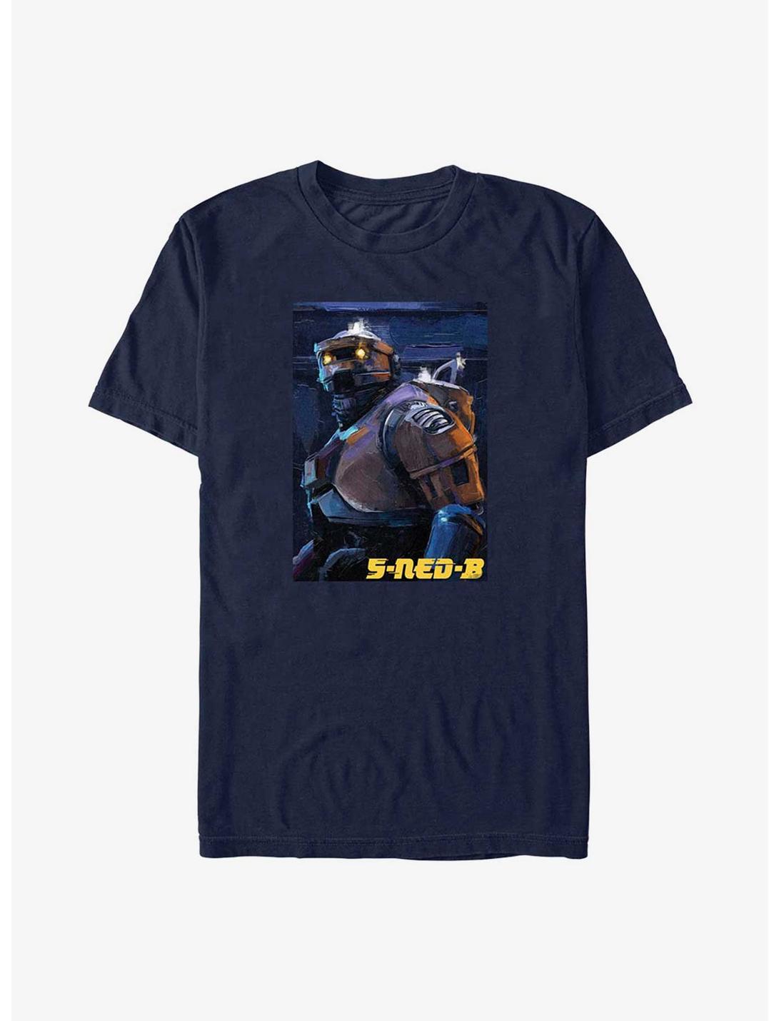 Star Wars Obi-Wan Kenobi 5-NED-B Painting T-Shirt, NAVY, hi-res