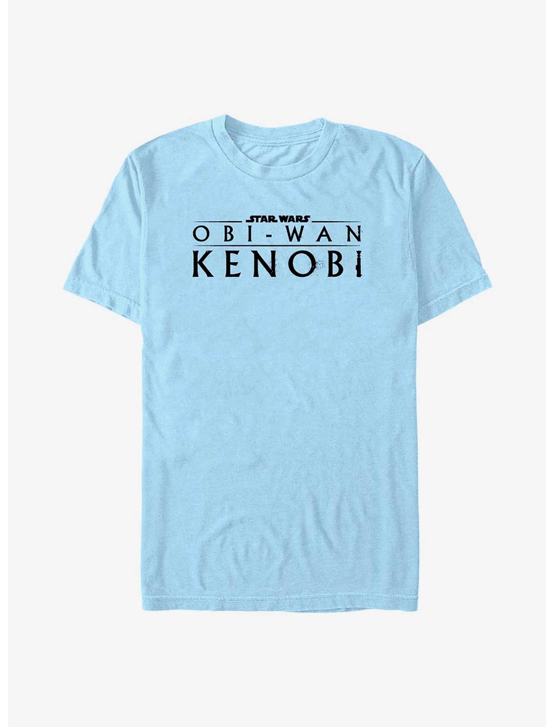Star Wars Obi-Wan Kenobi Logo Weathered T-Shirt, LT BLUE, hi-res