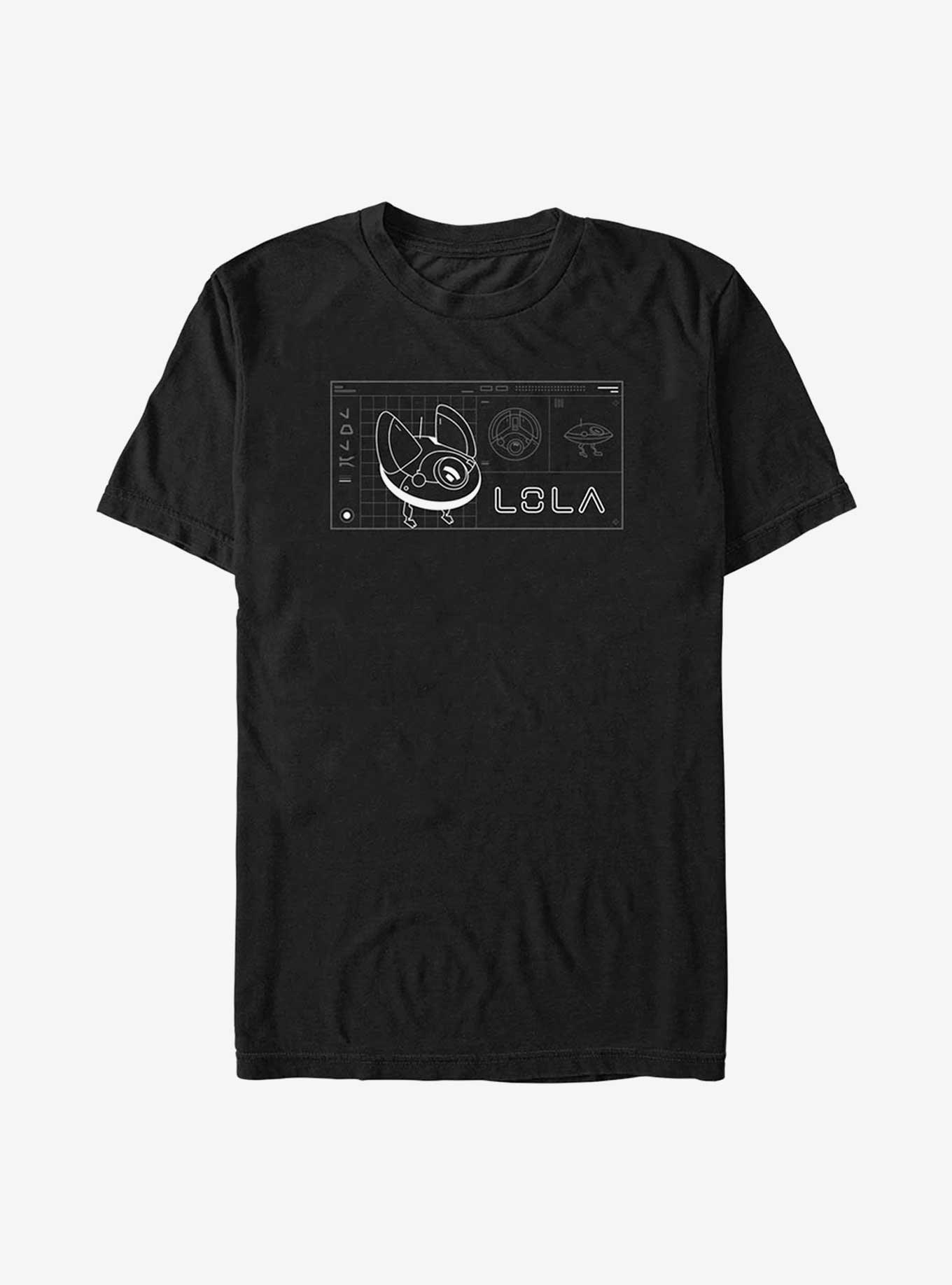 Star Wars Obi-Wan Kenobi Lola Droid Schematic T-Shirt, , hi-res