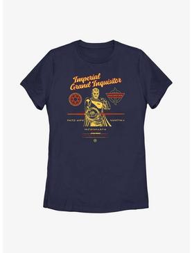 Star Wars Obi-Wan Kenobi Imperial Grand Inquisitor Womens T-Shirt, NAVY, hi-res