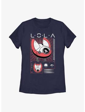 Star Wars Obi-Wan Kenobi Lola Blueprint Womens T-Shirt, NAVY, hi-res