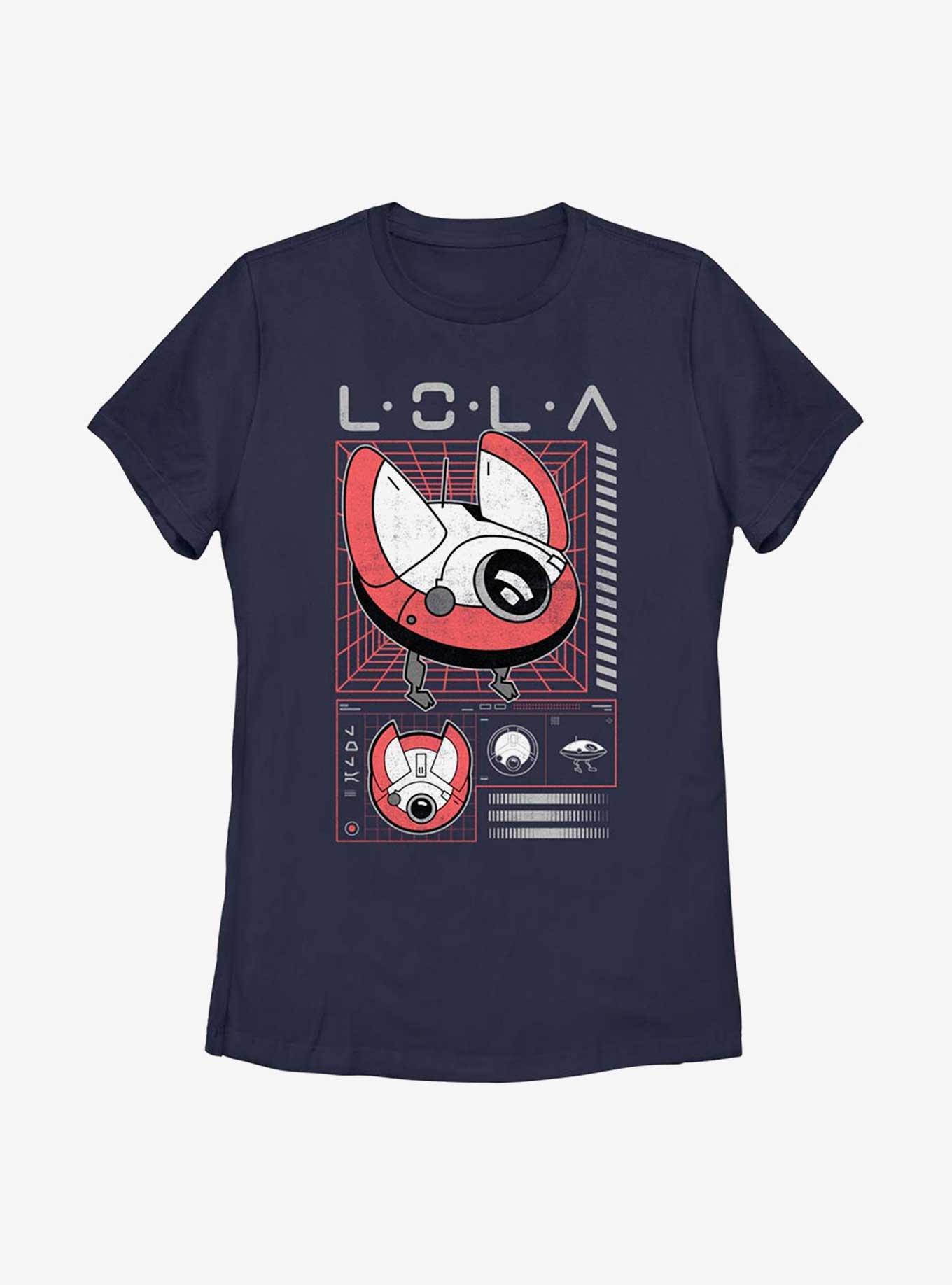Star Wars Obi-Wan Kenobi Lola Blueprint Womens T-Shirt, , hi-res